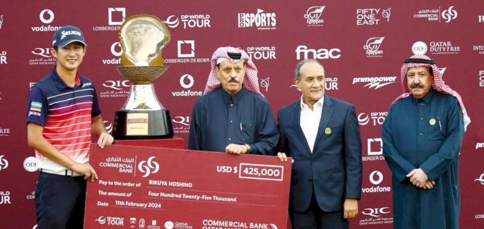 Hoshino wins Commercial Bank Qatar Masters for first DP World Tour title
