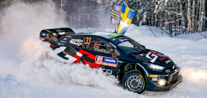 Toyota Gazoo Racing secures podium finish on Swedish snow