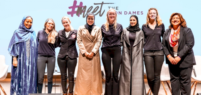 The inaugural ‘Meet the Iron Dames’ event unfolded in Doha
