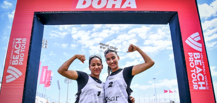 Rehanna, Damla write Qatar’s history in beach volleyball