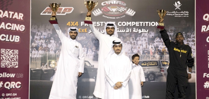 Al Mari shines in 4th round of Qatar 4X4 Freestyle Drifting Championship