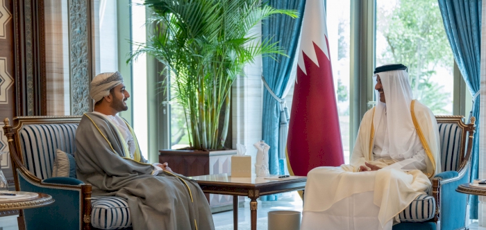 HH the Amir of Qatar meets Omani Minister of Culture, Sports and Youth