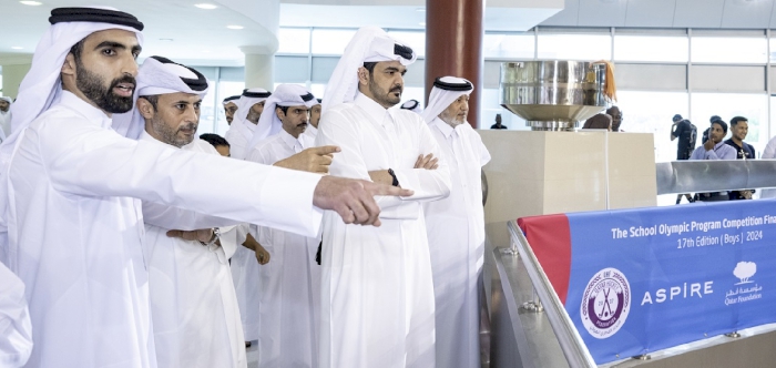 Sheikh Joaan attends Schools Olympic Program Closing Day