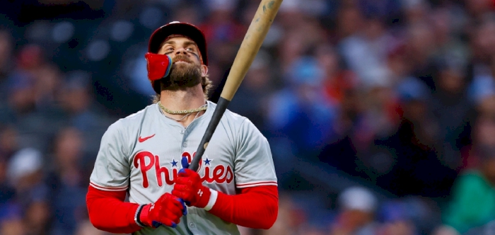 Bryce Harper scratched from Phillies