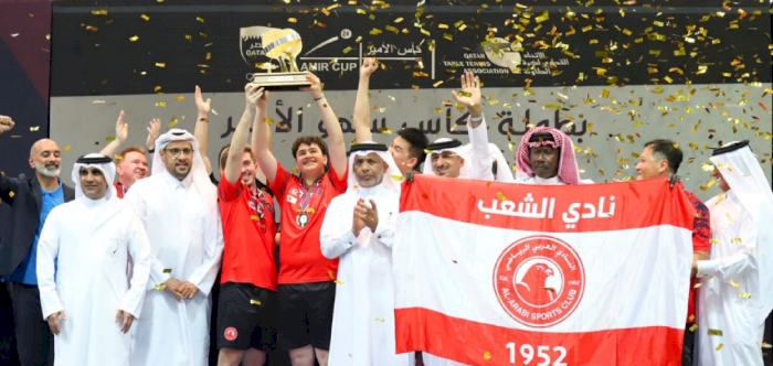 Al Arabi clinch Amir Cup table tennis title
