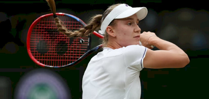 Rybakina into Wimbledon quarter-finals as ailing Kalinskaya retires