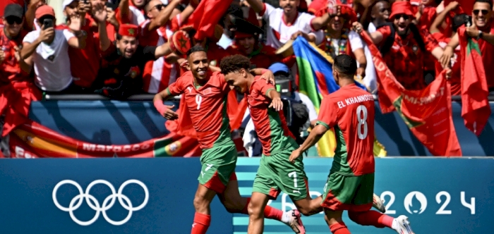 Chaos, crowd trouble as Morocco beat Argentina in men