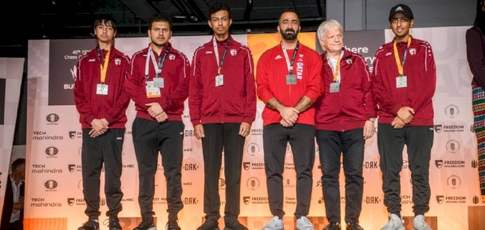 Qatari Chess Team Secures Silver Medal at 45th FIDE Chess Olympiad in Budapest