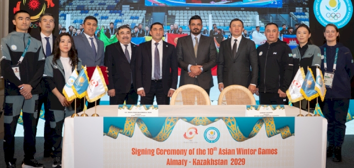Olympic Council of Asia Signs Host City Contract for the 2029 Asian Winter Games in Almaty