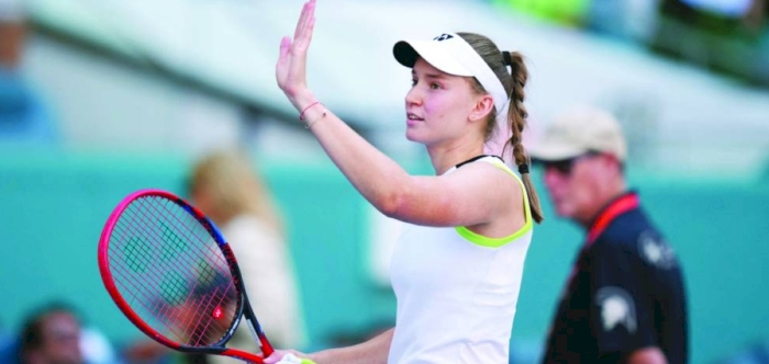 Rybakina outlasts Pegula to reach semis