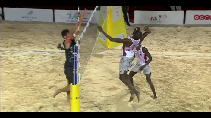 Qatar National Beach Volleyball duo of Cherif Younousse and Ahmed Tijan journey to glory.